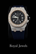 Lab Grown Diamond Watch | Luxury Iced Out Diamond Watch | Men's Diamond Wristwatch | Lab Created Diamond Timepiece