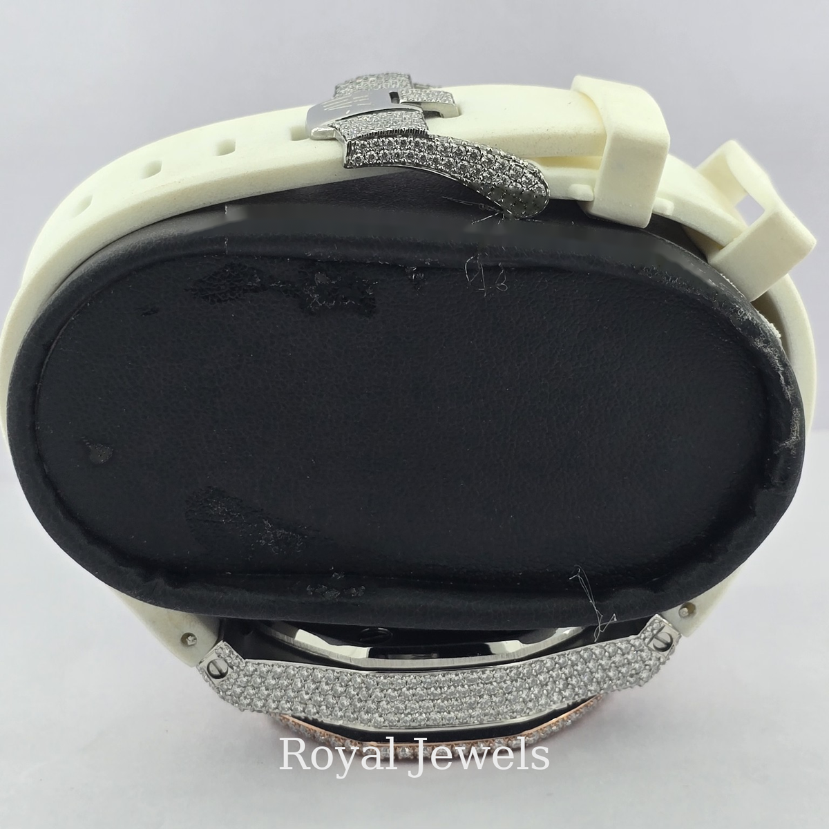 Lab Grown Diamond Watch | Luxury Iced Out Diamond Watch | Men's Diamond Wristwatch | Lab Created Diamond Timepiece